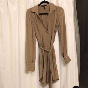 Bcbg button down dress
